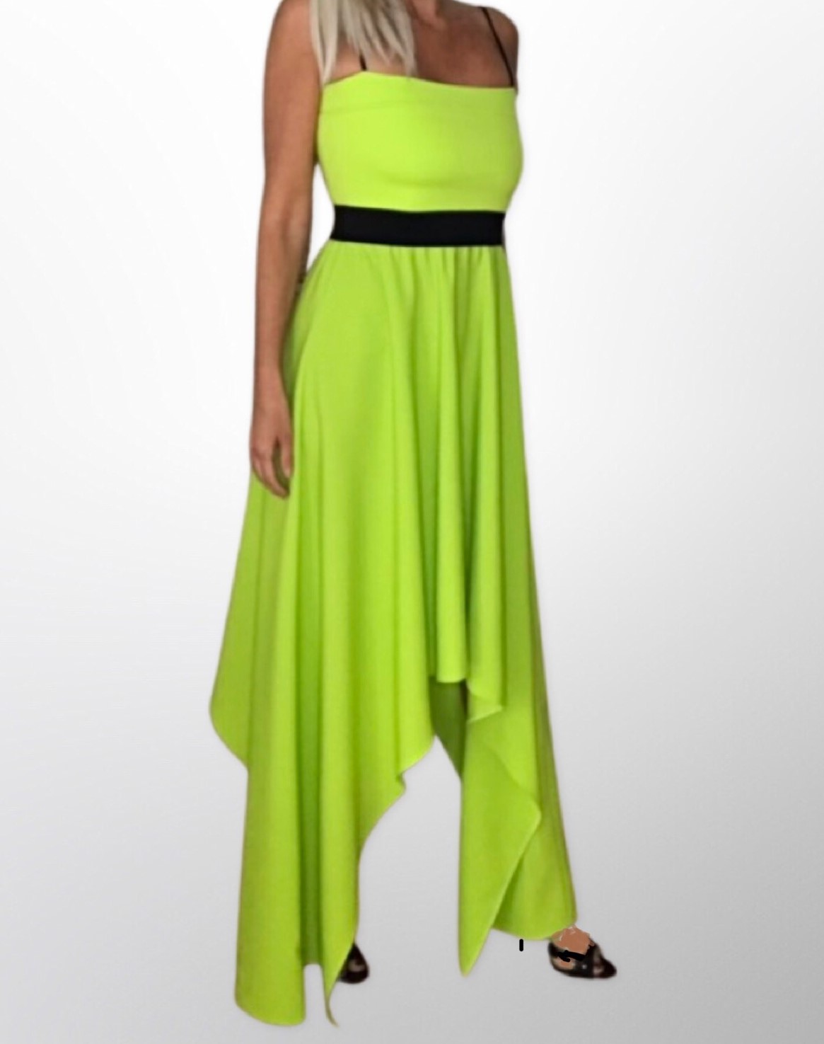 Dlouhé asymetrické šaty BOROS DR-L-AS03